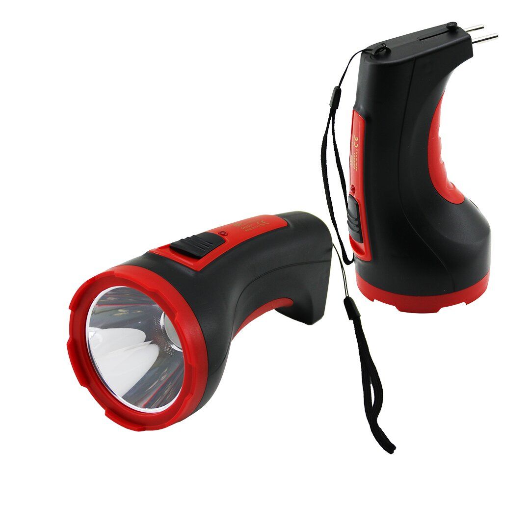 GOLD KAMA GK-8551 ( 10W ) ( TEK LED ) BOMBELİ GÖVDE ( FİŞ ŞARJLI ) EL FENERİ ( UZUN MESAFELİ )*80 Q9