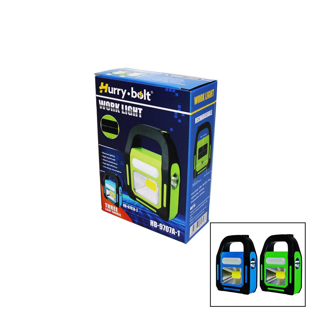 HURRY.BOLT HB-9707-A1-B2 ( 3IN1 ) ( COB &3W LED &TUBE ) SOLAR & USB ŞARJLI FENER & POWERBANK*60 Q9