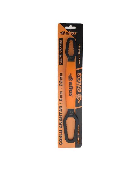 ELTOS ECA-622 ÇOKLU ANAHTAR ( SİYAH ) ( 6MM - 22MM ) ( ÇİFT TARAFLI=M6----M13 & M14----M22MM )*6X12