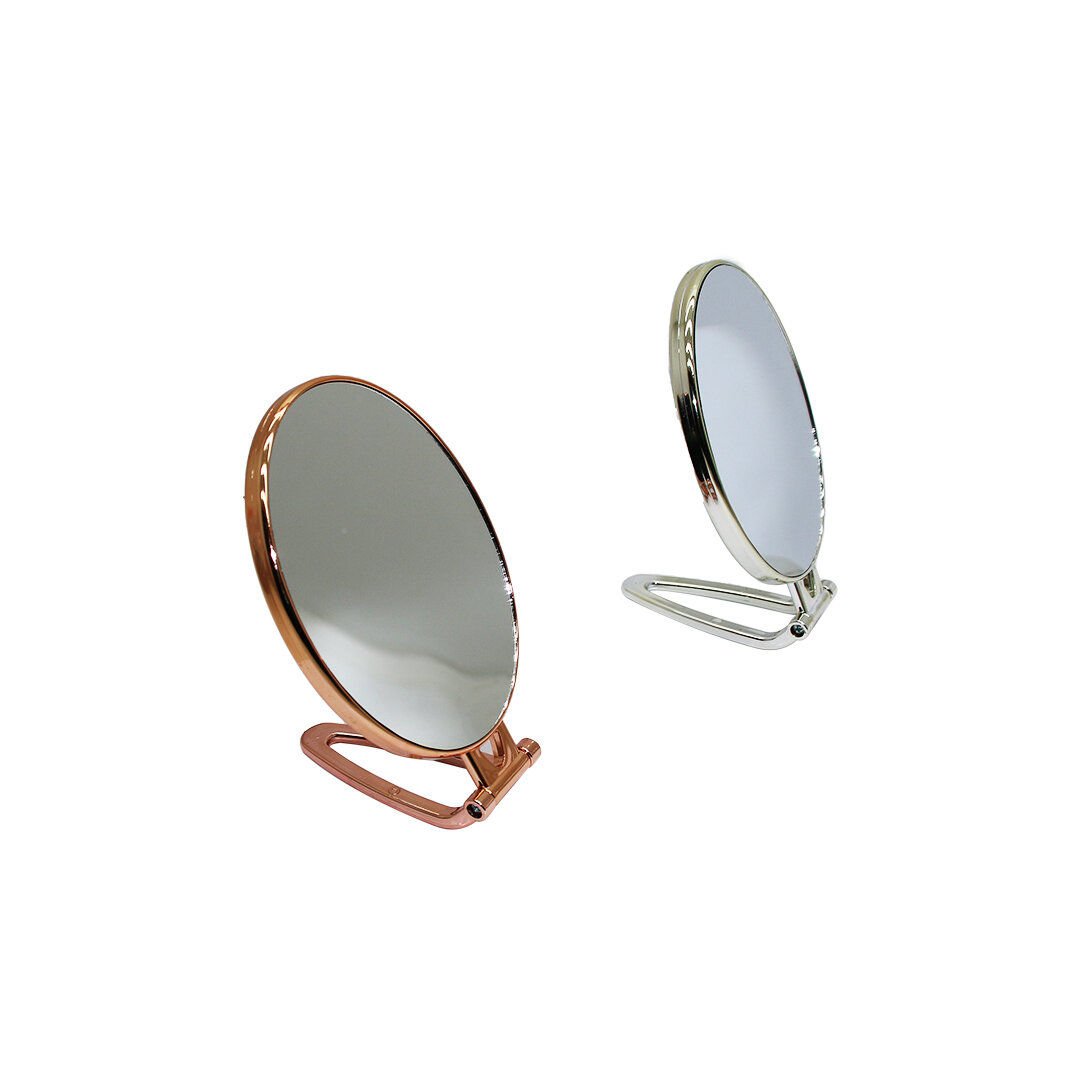 YAKUT-11307-950-1 950-3 (6.5'') (OVAL) (BRONZ & GÜMÜŞ) MAKYAJ AYNASI (ÇİFT TARAFLI) (PLS.ÇERÇEVE & KATLANIR AYAKLI)*72