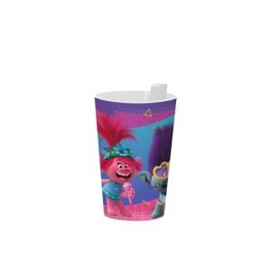 340 CC LISANSLI KENDINDEN PIPETLI PP BARDAK-MOR TROLLS *36