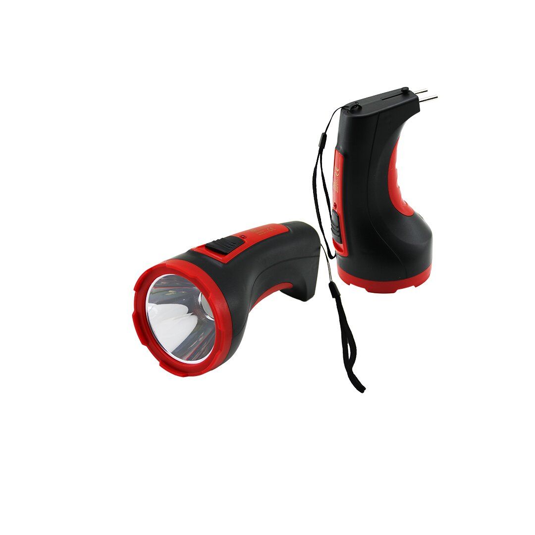 GOLD KAMA GK-8511 ( 3W ) ( TEK LED ) BOMBELİ GÖVDE ( FİŞ ŞARJLI ) EL FENERİ ( UZUN MESAFELİ )*200 Q9