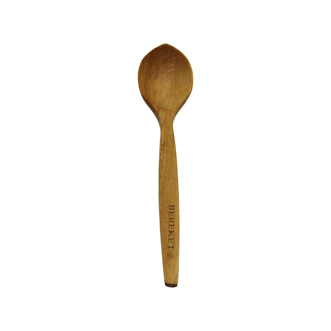 TARAKLI ( NO-3 BEREKET ) TRK-318 YAĞLI PARLAK AHŞAP KAŞIK ( ASKILIK POŞETLİ )*10X45