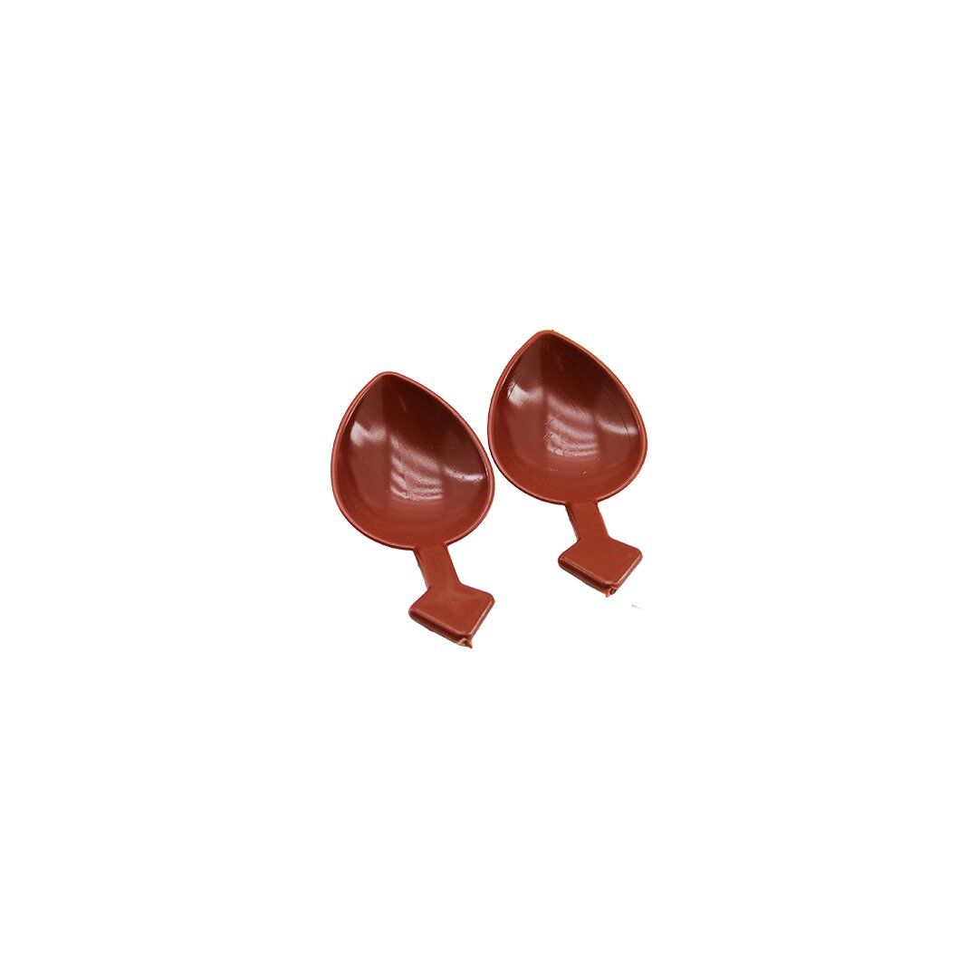 KÜÇÜKKELEŞ ( KISA SAPLI ) ( 10.5CM ) OYUN KAŞIK ( HALK OYUNLARI ) ( KAHVERENGİ PLASTİK )*48X39
