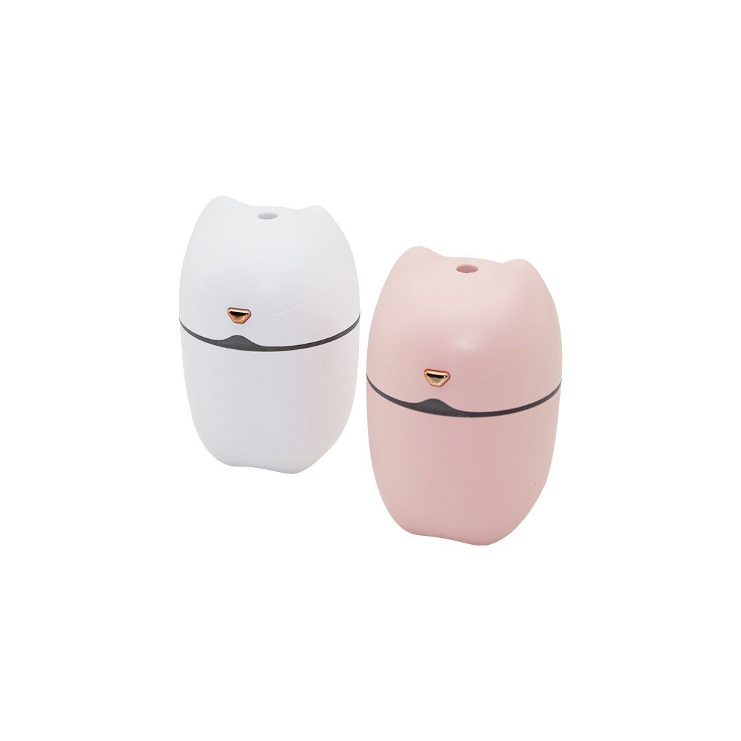 HUMIDIFIER DMR-8801 (A6 & SOFT KEDİ) (260ML) (MİNİ) (USB ŞARJ &IŞIKLI) HAVA NEMLENDİRİCİ &BUHAR MAKİNE &KOKU GİDERİCİ*100