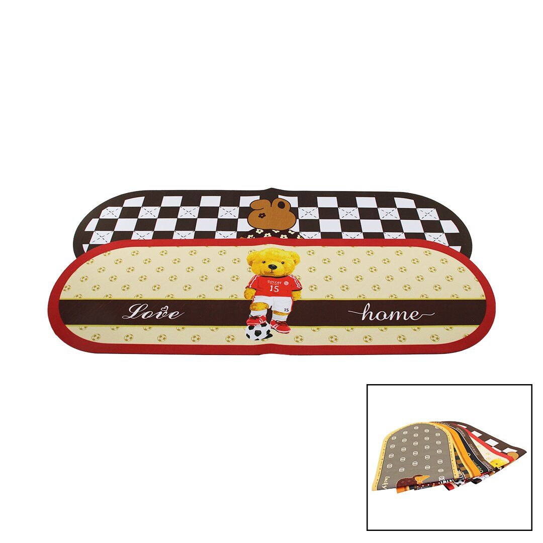 BAROTTİ DMR-8791 (OVAL) (RENKLİ DESENLİ & RESİMLİ) (116 X 37.5CM) ( SU EMİCİ & SİHİRLİ ) BANYO PASPASI (ELASTİK)*50