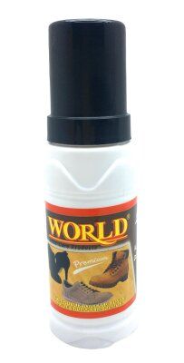 WORLD SÜET NUBUK LİKİT KOYU KAHVE AYAKKABI BOYASI 100ML*12X8