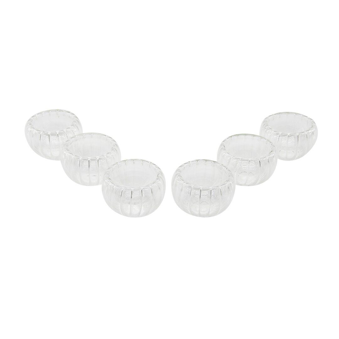 BAROTTİ DMR-8167 ( 6PCS ) ( CAM ) LOKUMLUK & SOSLUK ( ÇİZGİLİ DESEN ) ( ÇİFT CİDARLI ) ( 50 ML )*30