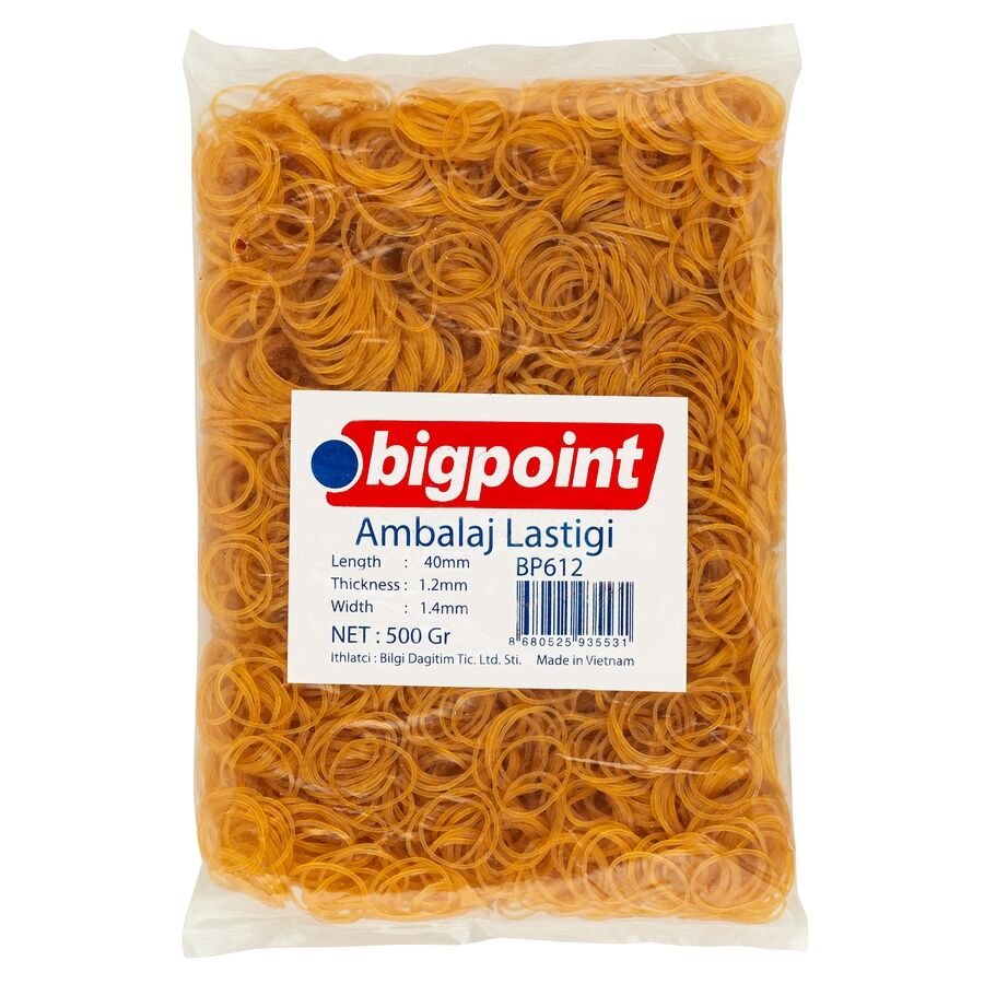 BİGPOİNT BP612 MİNİ AMBALAJ LASTİĞİ 500 GRAM %100 KAUÇUK