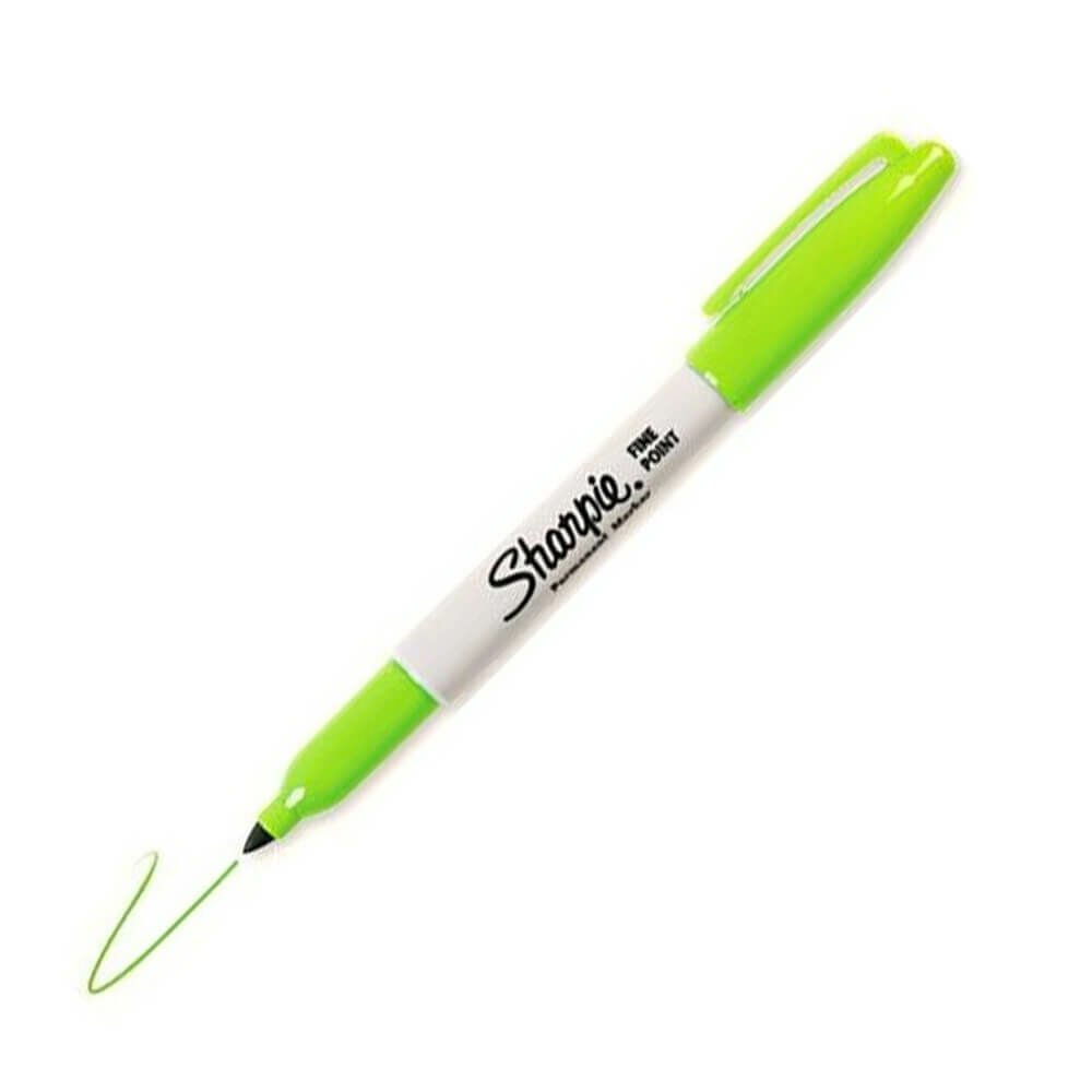 SHARPİE 1740641 FİNE PERMANENT MARKÖR LİMON YEŞİL 12'Lİ KT.