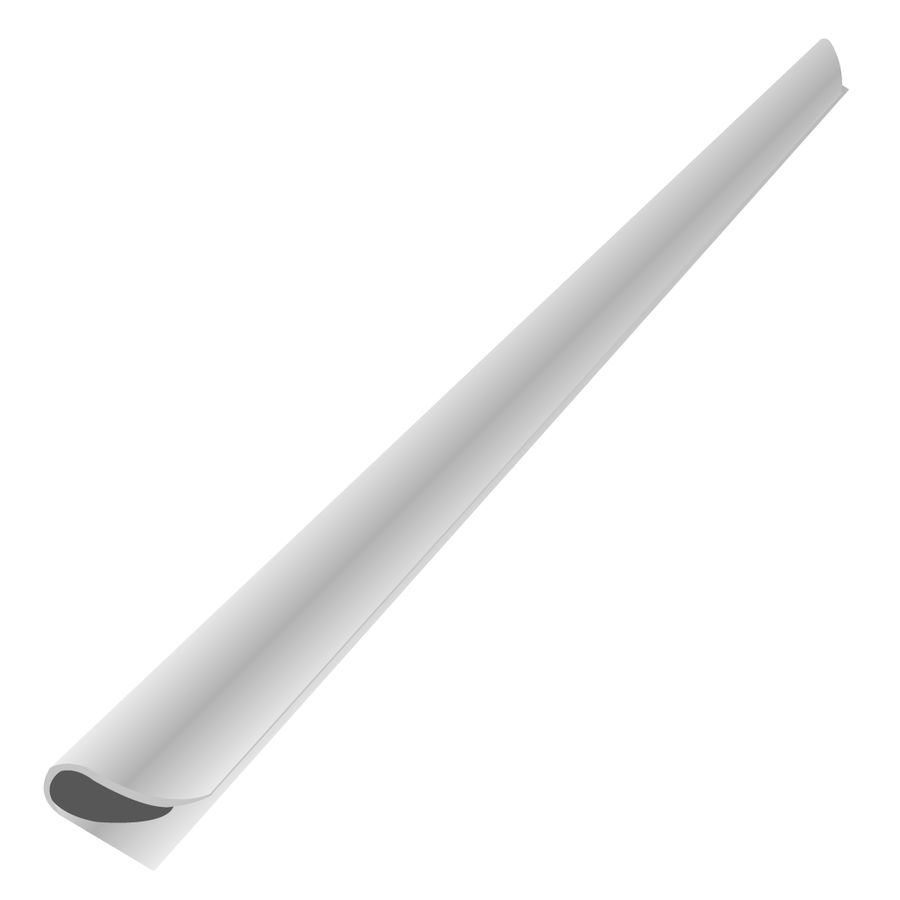BİGPOİNT BP623-06-00 OVAL PROFİL(SIRTLIK) 6 MM ŞEFFAF 100'LÜ KUTU