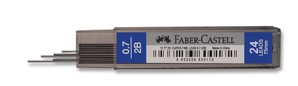 FABER SÜPER FİNE MİN 07 2B 75MM 127720 12'Lİ KT.