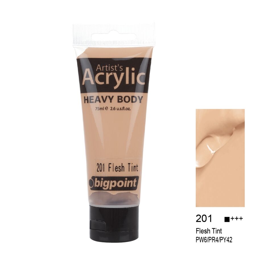 BİGPOİNT BPPAHB75-201 AKRİLİK BOYA 75 ML FLESH TİNT 201