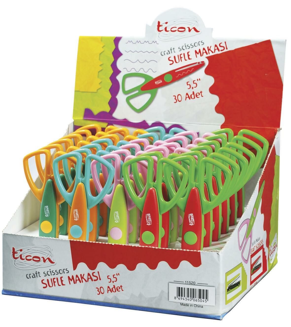 TİCON 11520 SUFFLE MAKASI 5,5'' (14 cm) 30 LU