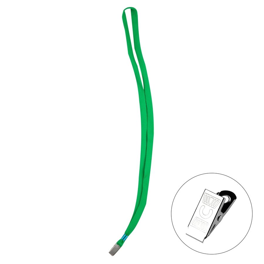 BİGPOİNT BP681-55 METAL KLİPSLİ YAKA İPİ YEŞİL 50'Lİ PAKET