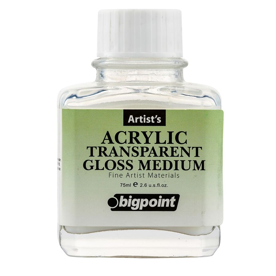BİGPOİNT BPPATGM75 ŞEFFAF PARLAK MEDYUM 75 ML (AKRİLİK BOYA)