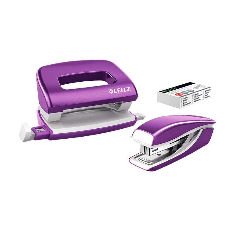 LEITZ 5561-62 WOW ZIMBA-DELGEÇ SET METALİK MOR