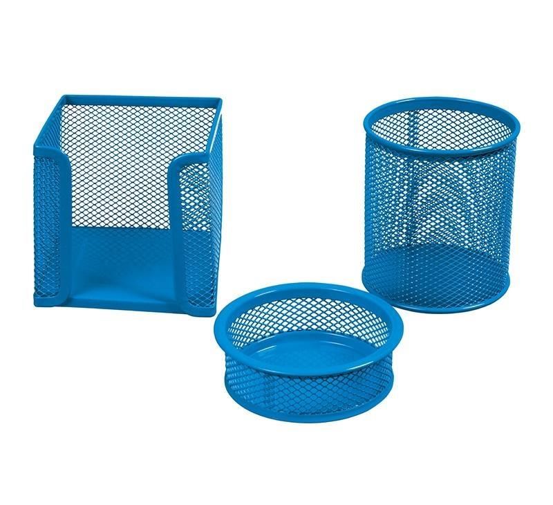TEMAT 287766 1000 SET(KALEMLİK/ATAŞ/KAĞITLIK) AÇIK MAVİ