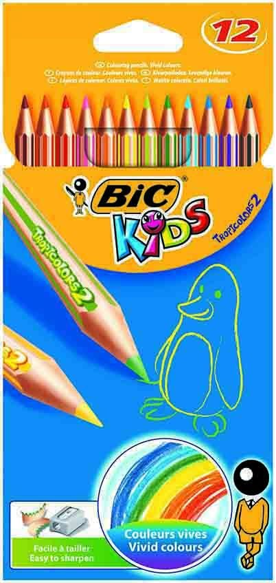 BİC TROPİCOLORS2 BOYA KALEMİ 12 RENK T.BOY 83256610