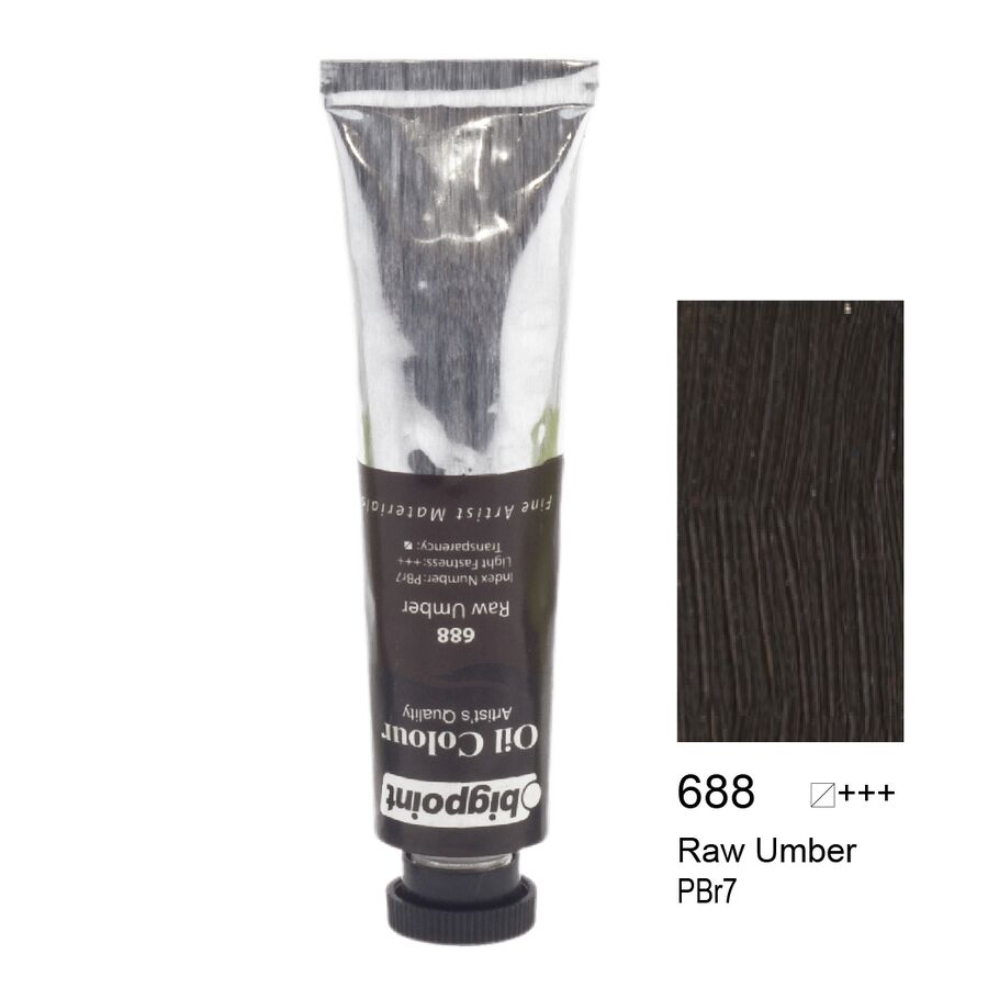 BİGPOİNT BPPO0645A-688 YAĞLI BOYA 45 ML RAW UMBER 688 6'LI KUTU