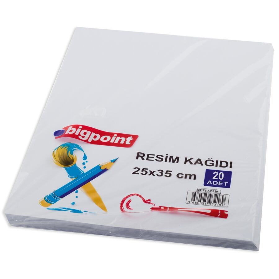 BİGPOİNT BP719-25-20 RESİM KAĞIDI 25X35CM 20'Lİ PAKET
