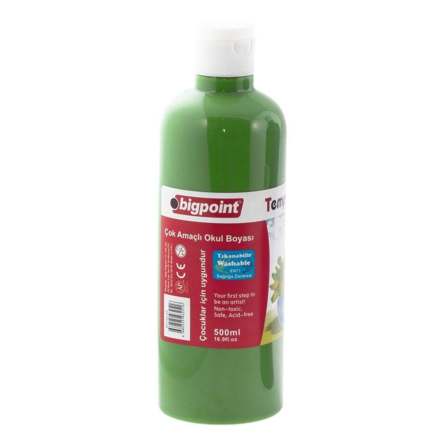 BİGPOİNT BP752-55 TEMPERA PAİNT 500 ML YEŞİL