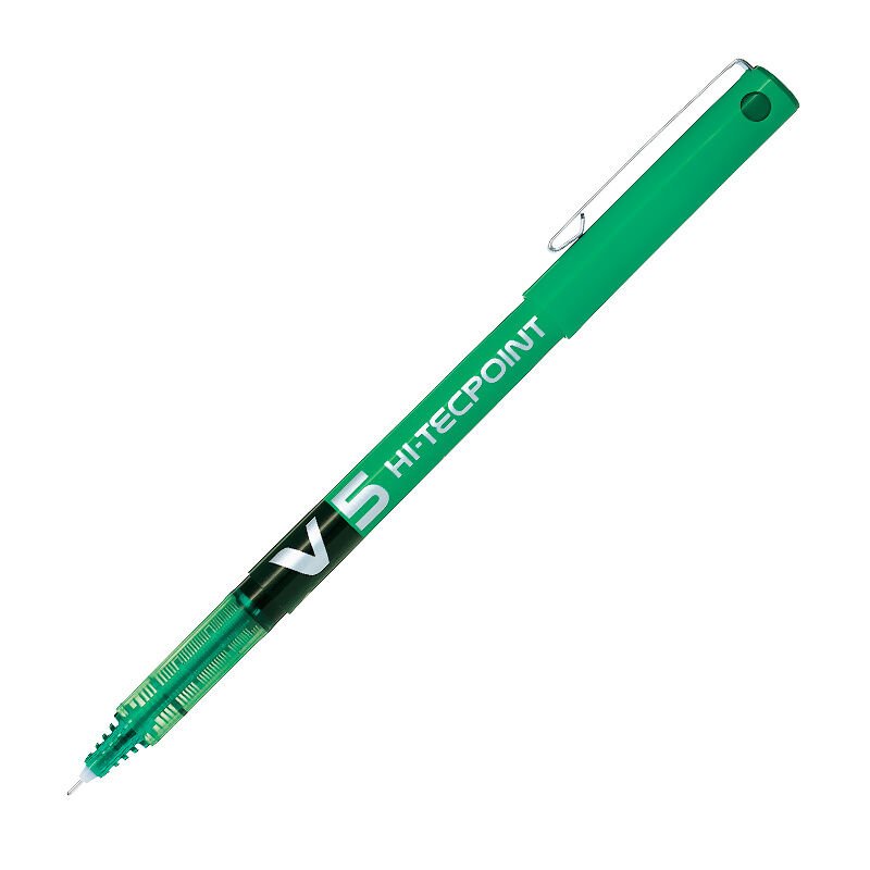 PİLOT BX-V5-G V5 İĞNE UÇ ROLLER KALEM 05 MM YEŞİL 12'Lİ KT.