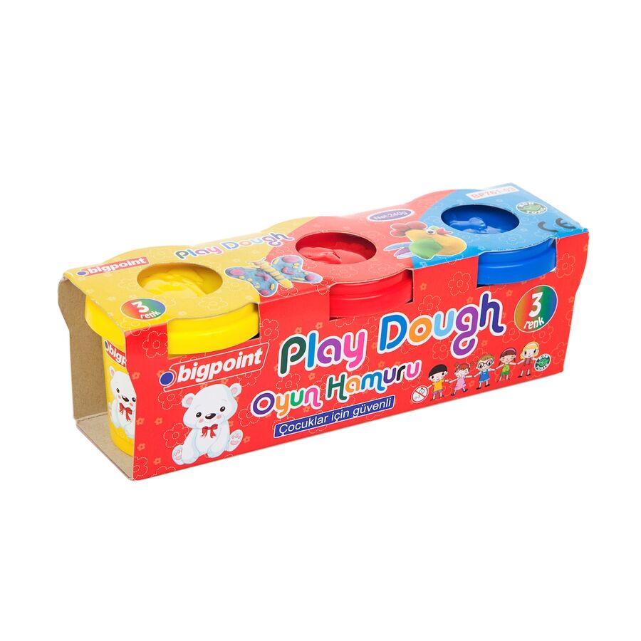 BİGPOİNT BP760-06 OYUN HAMURU 3'LÜ SET 240 GRAM