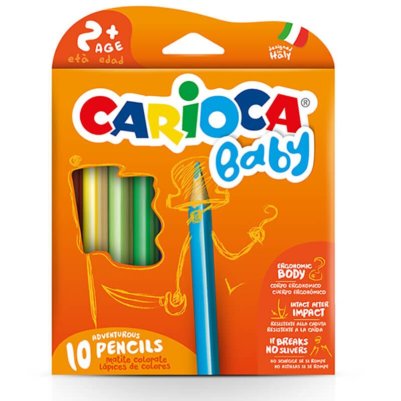 CARİOCA 42819 JUMBO ÜÇGEN BEBK KURUBOYA 10 LU