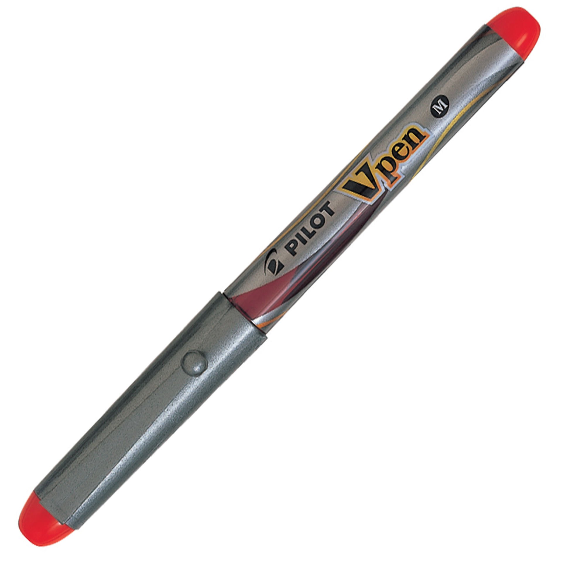 PİLOT SVP-4M-R V-PEN SİLVER DOLMA KALEM KIRMIZI 12'Lİ KT.