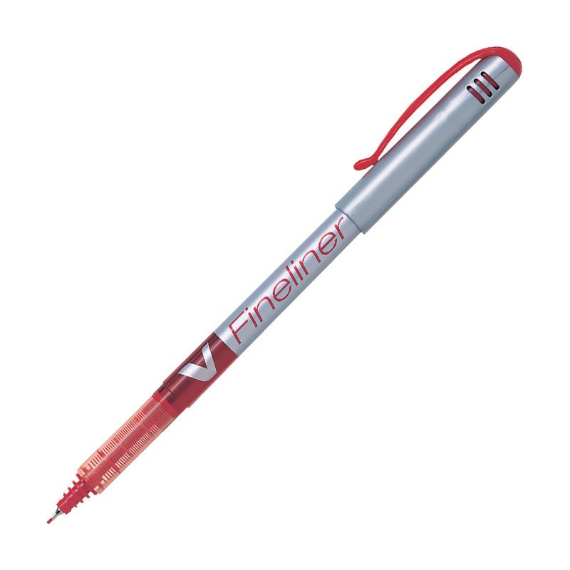 PİLOT SW-VPP-R V-FİNELİNER KEÇE UÇLU KALEM KIRMIZI 12'Lİ KT.