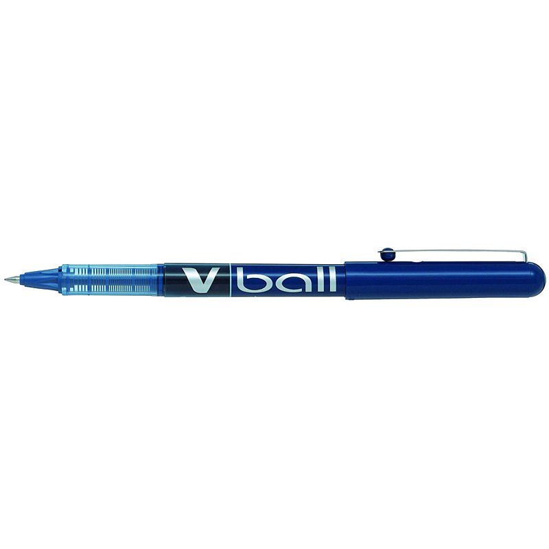 PİLOT BL-VB5-L-E V-BALL ROLLER KALEM 05 MM MAVİ 12'Lİ KT.