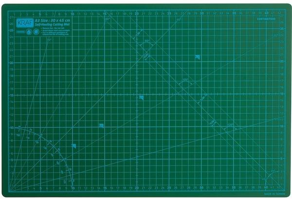 KRAF 3003G KESİM TABLASI CUTTING MAT A3 45x30