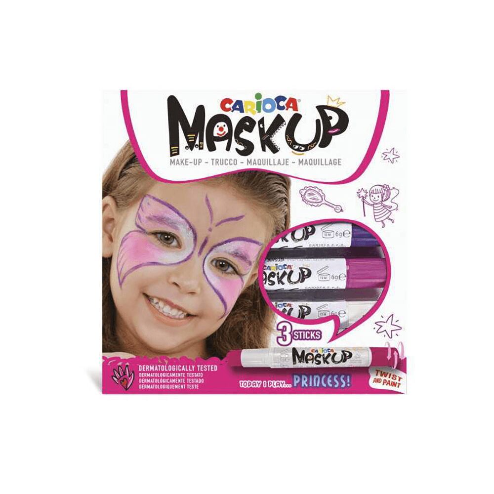 CARİOCA 43049 YÜZ BOYASI 6 GR. 3 RENK PRINCESS