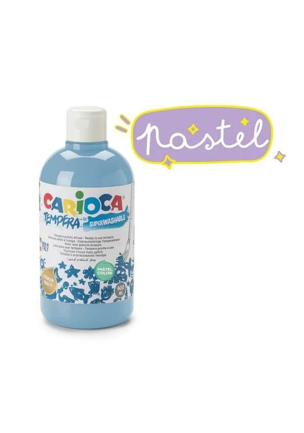 CARİOCA KO027/44 TEMPERA SULUBOYA SÜP.YIKNBLR.500ML PAST.MAVİ