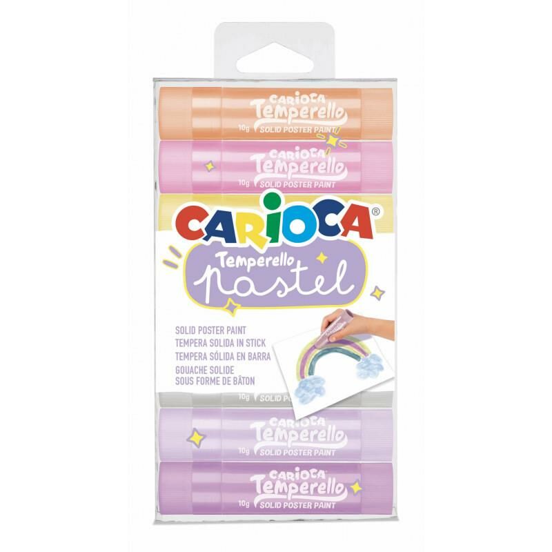 CARİOCA 42673 TEMPERELLO STICK POSTER BOYAMA KALEMİ 6'LI