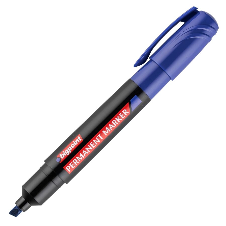 BİGPOİNT BP914-35 PERMANENT MARKÖR JUMBO KESİK UÇ MAVİ 12'Lİ KUTU