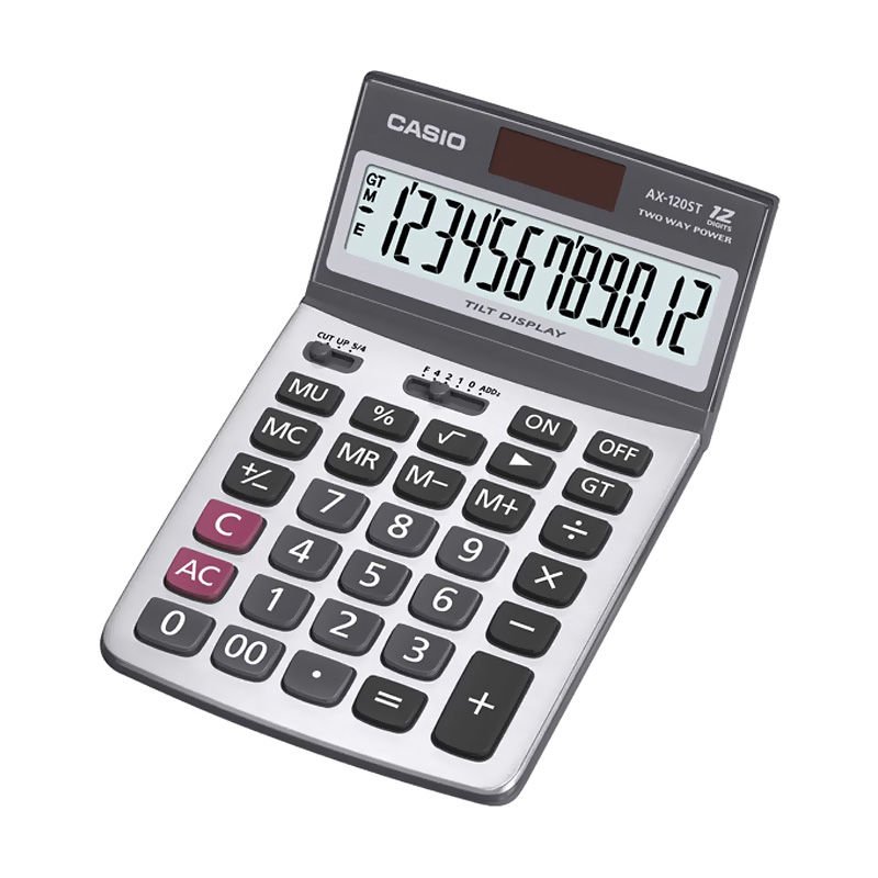 CASIO AX-120 ST HESAP MAKİNASI 12 HANE