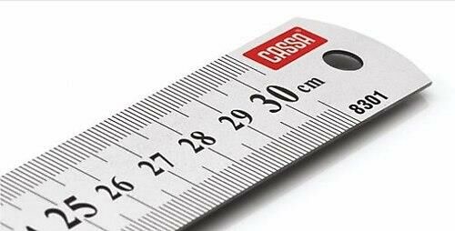 CASSA 8301 ÇELİK CETVEL 30 CM 12'Lİ KT.