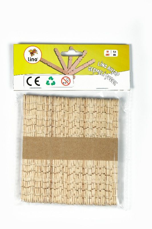 LİNO RBZ 040 AHŞAP GEÇMELİ ÇUBUK 50 Lİ