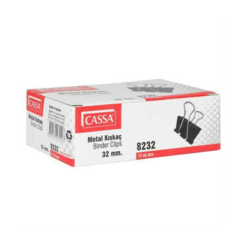 CASSA 8232 ÇELİK KISKAÇ 32 MM 12'Lİ