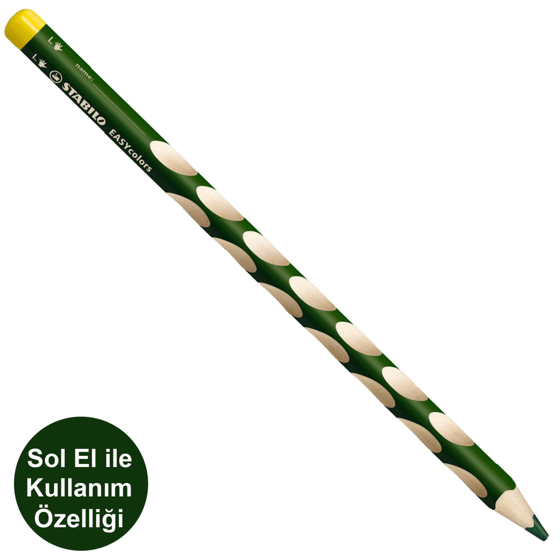 STABİLO 331/520-6 EASYCOLORS SOL EL KALEMİ YAPRAK YEŞİLİ 6'LI