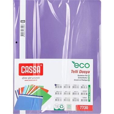 CASSA 7730 ECO TELLİ DOSYA MOR 50'Lİ PK.