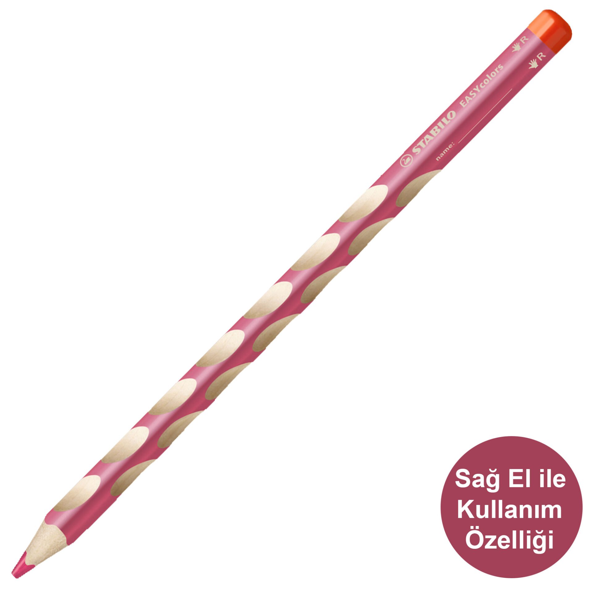 STABİLO 332/350 EASYCOLORS SAĞ EL KALEMİ PEMBE 12'Lİ