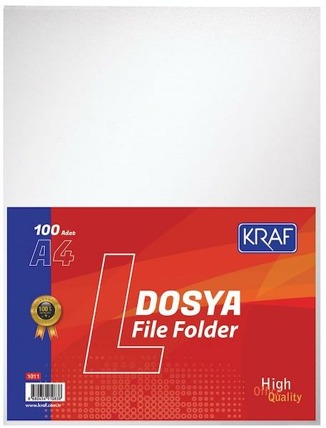 KRAF 1011 L POŞET DOSYA A4 100 LÜ
