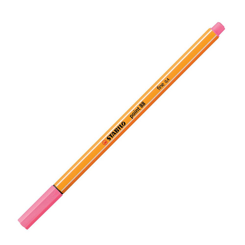 STABİLO POİNT 88 FİNELİNER KEÇE UÇLU KALEM 88-29 PEMBE 10'LU KT.