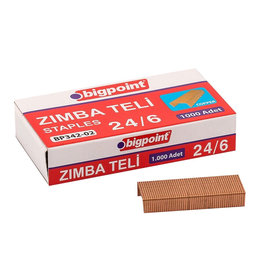BİGPOİNT BP342-02 ZIMBA TELİ NO:24/6 SARI 10'LU KUTU