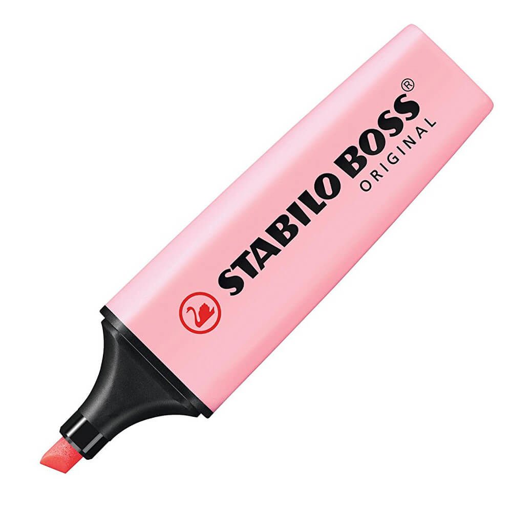 STABİLO 70-129 BOSS PASTEL FOSFORLU KALEM PEMBE 10'LU KT.