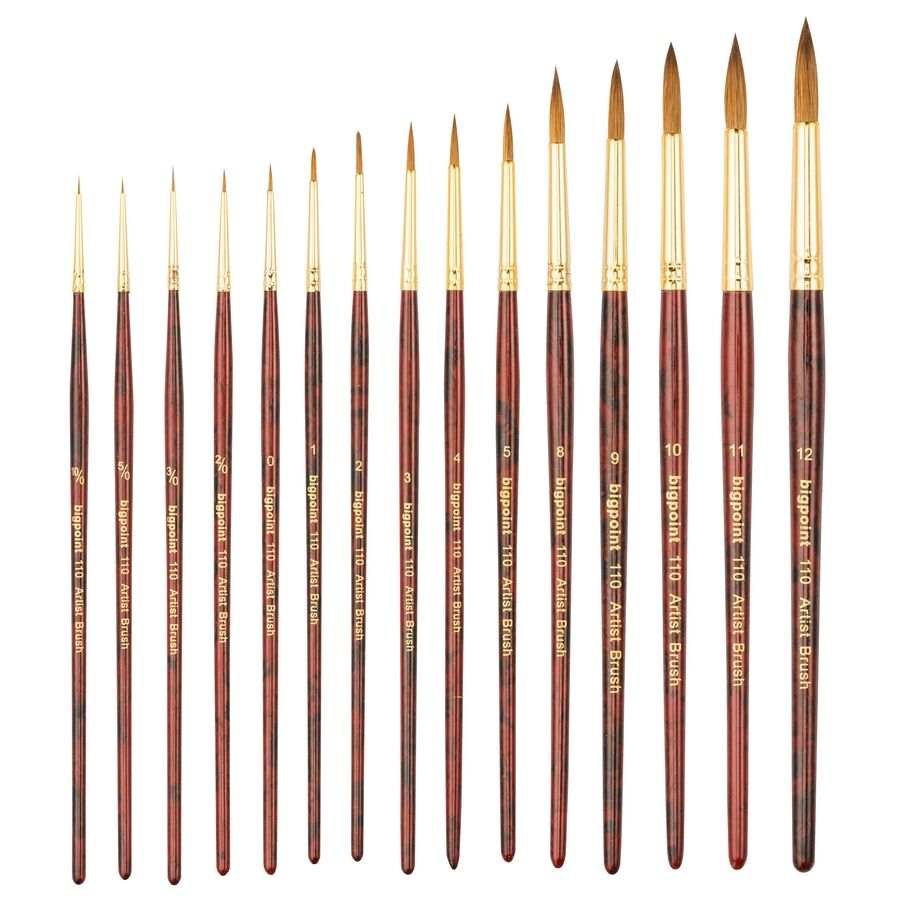 BİGPOİNT BPF110-07 110 SERİSİ SAMUR KOLİNSKY YUVARLAK FIRÇA NO: 7 12'Lİ KUTU