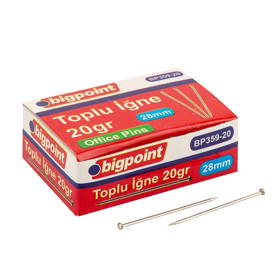 BİGPOİNT BP359-20 TOPLU İĞNE 20 GRAM 10'LU KUTU